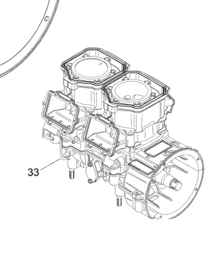 Оригинал BRP 420059306 (Short Block AssY, 600 Skandic 600.)