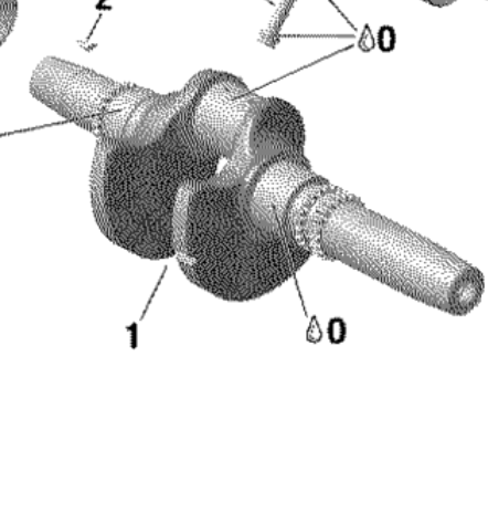 Коленвал (Коленчатый вал) Оригинал BRP 420219835 для BRP Can-Am (Crankshaft)