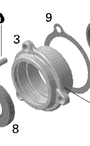 Оригинал BRP 420611220 Bearing Cover