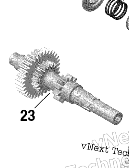 Оригинал BRP 420620679 Countershaft