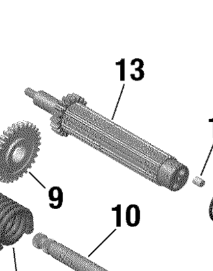 Комплект Вала КПП Оригинал BRP 420657235 для BRP Can-Am (Shifting Drum Ass'y )