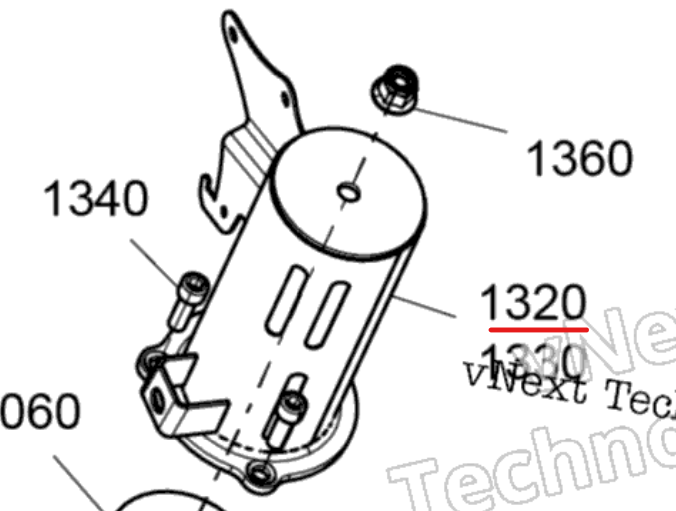 Крышка подвески левая Оригинал BRP 505074810 для BRP LYNX/Ski-Doo SKANDIC (2021-далее) (LH Suspension Cover)