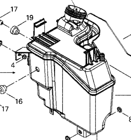 Оригинал BRP 519000029 (Oil Tank)