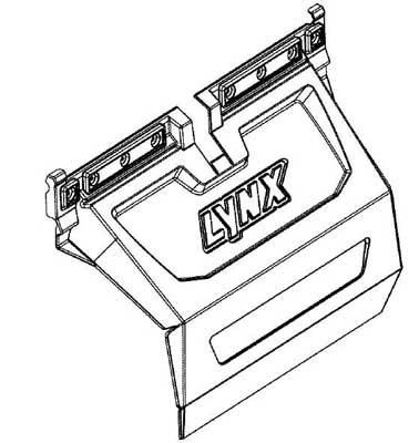 Брызговик LYNX 500 длинный Оригинал BRP (LYNX) 520001407 для BRP Lynx/Ski-Doo