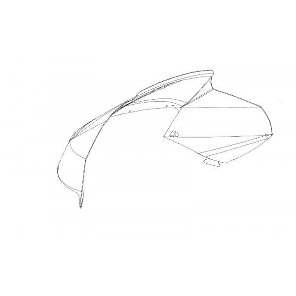 Стекло ветровое Оригинал BRP (LYNX) 605153369 для BRP LYNX/Ski-Doo (Windshield)