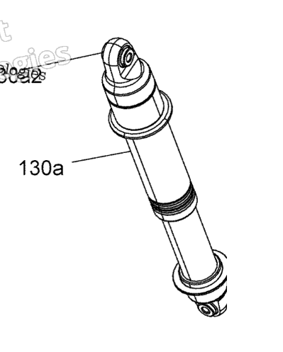 Задний амортизатор Оригинал BRP 706001904 для BRP Can-Am (Rear Shock)