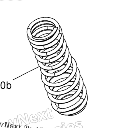 Пружина заднего амортизатора Оригинал BRP 706002785 для BRP Can-Am (Black Rear Spring)