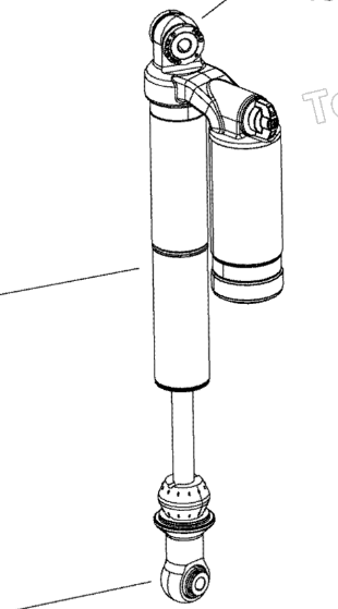 Передний амортизатор Оригинал BRP 706202735 для BRP Can-Am (Shock Absorber Package XMR, Engine 1000R)