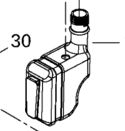 Оригинал BRP 709200008 709200099 для BRP (COOLANT TANK)
