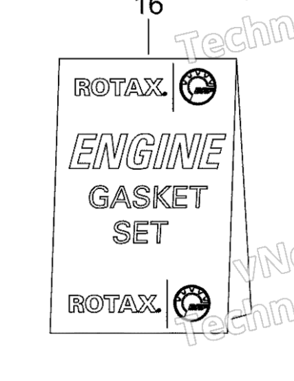 BRP 420685480 ENS. JOINT ETANC*GASKET SET Комплект прокладок двигателя (Rotax 990)